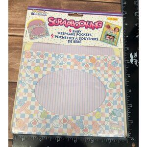 Scrapbooking Baby Keepsake Pockets 2-Pack For 3.5" x 5" Photos 27055-PE-000